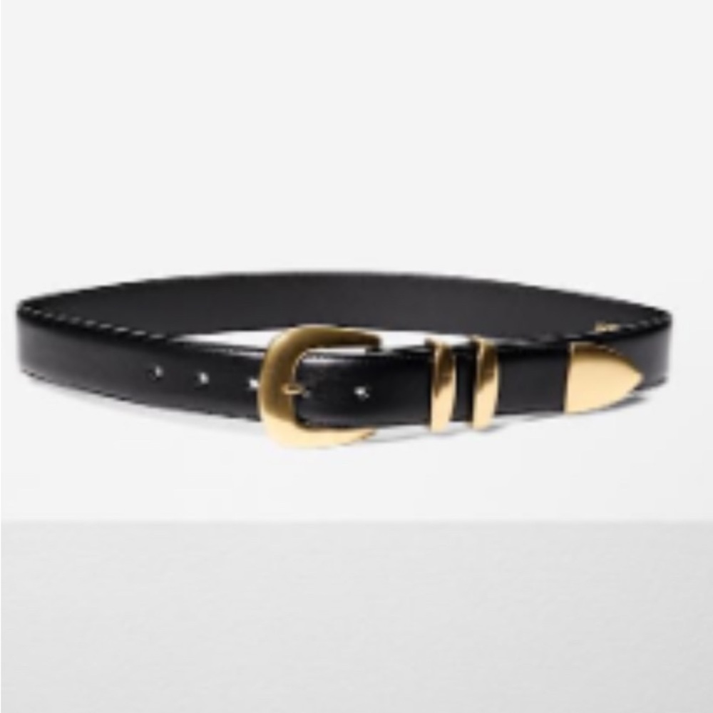 LEGENDARY SOLID BRASS LEATHER WIDE BELT - Picture 2 of 2